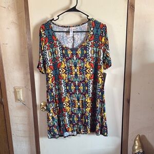 Colorful Geometric Women's Top